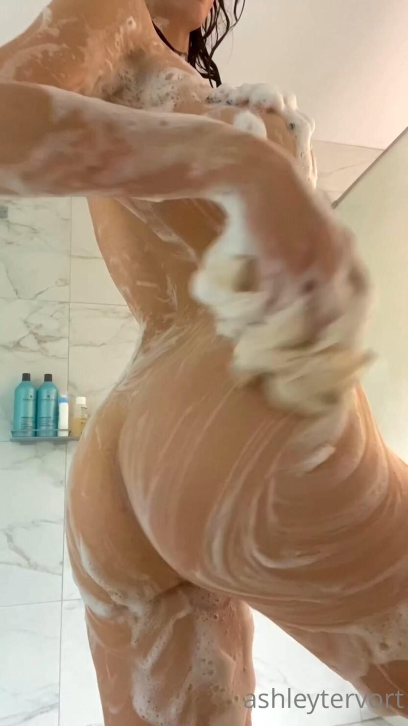 ashley tervort nude shower scrubbing onlyfans video leaked FZTVRZ