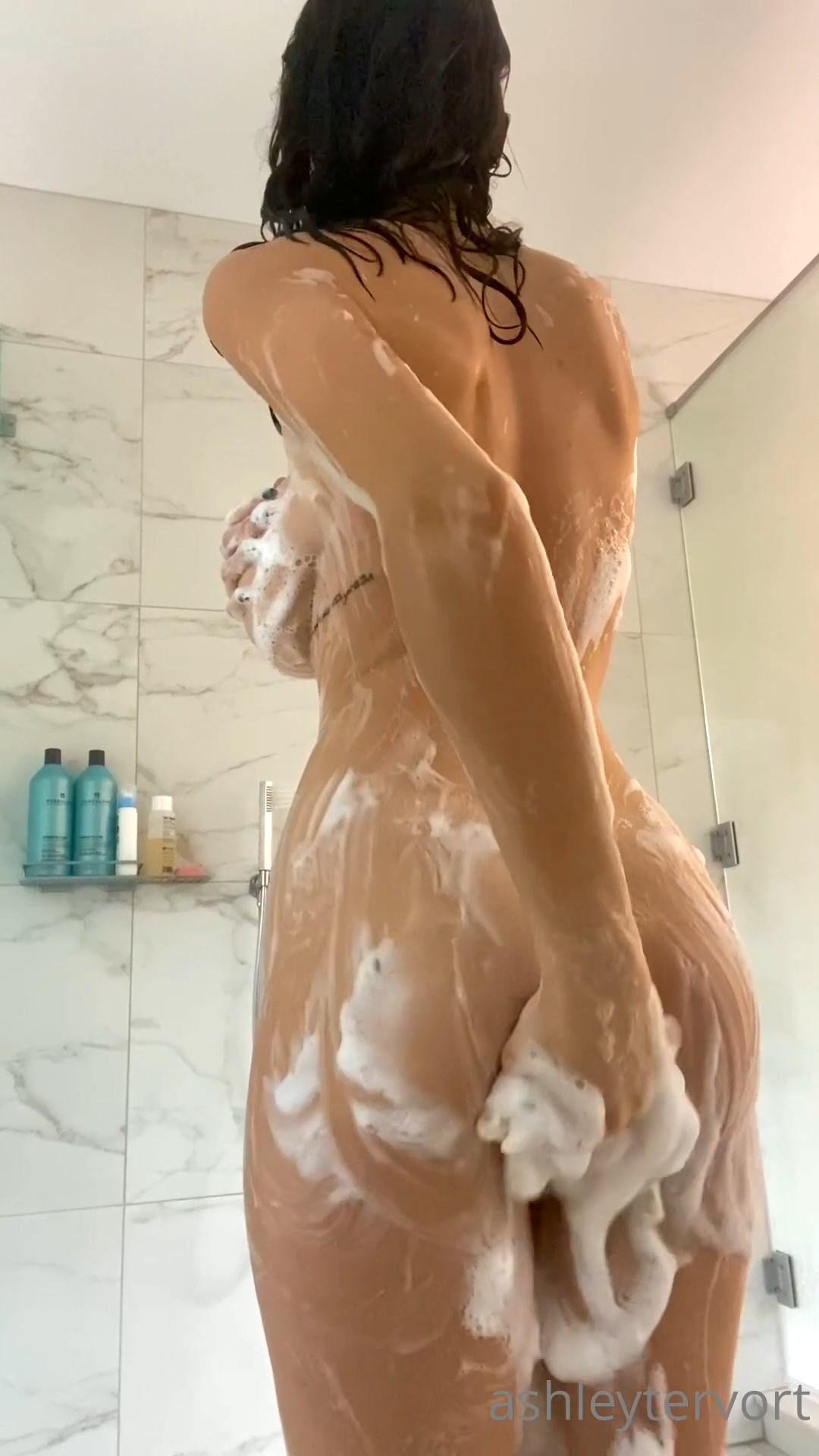ashley tervort nude shower scrubbing onlyfans video leaked JEKPCF